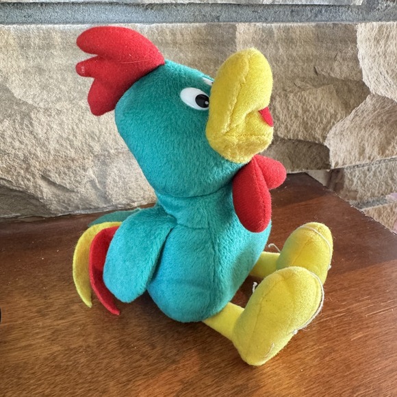Kellogg Co Other - Vintage Kellogg's Rooster Cornelius Green 8" Plushy Bean Bag Stuffed Animal